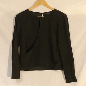 Club Monaco Cross Over Blouse